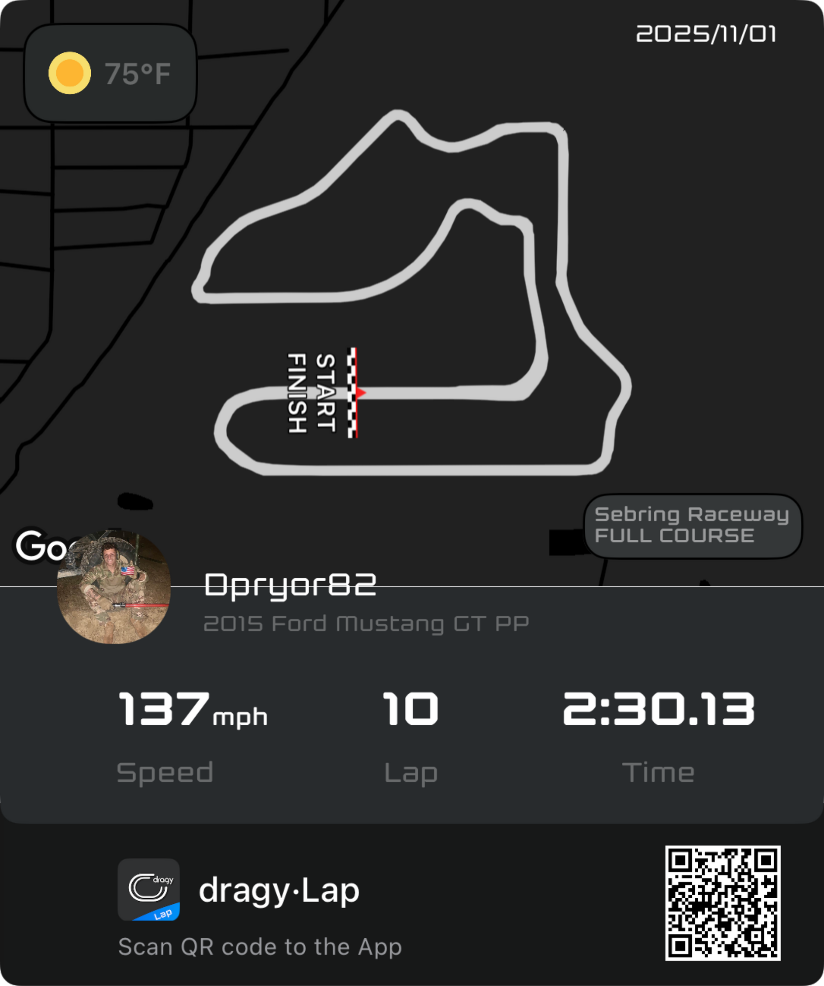 2015 Ford Mustang GT posts a 2:30.130 Lap Time at Sebring Raceway ...