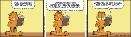Garfield Comic Strip for January 23, 2025 