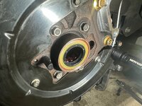 S197 Mustang rear axle new bearing and seal.JPG