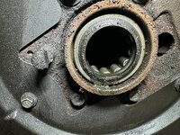 S197 Mustang rear axle seal leak.JPG