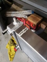Radiator weld fix (top tab was loose).jpg Radiator weld fix (top tab was loose).jpg